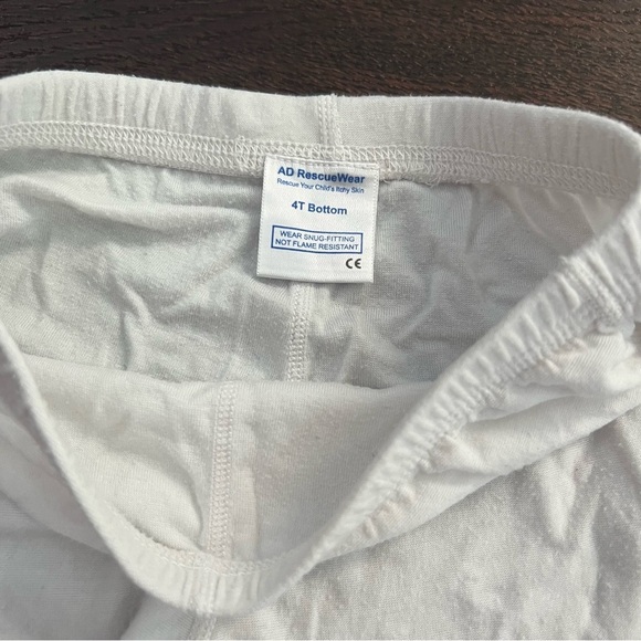 AD Rescue Wear Wet Wrap Therapy Wrap-E-Soothe Long Sleeve pajamas kids size 4T - Picture 5 of 11